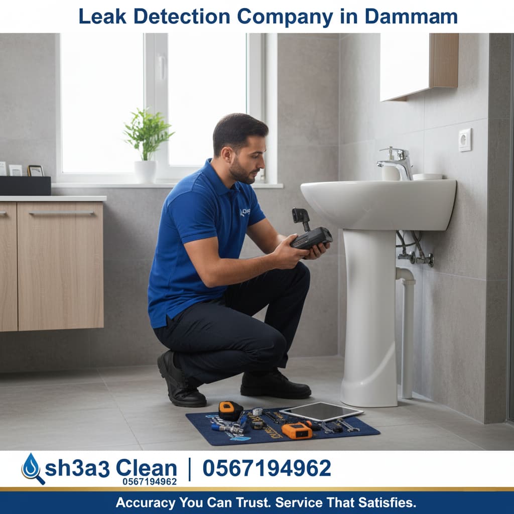 شركة كشف تسربات بالدمام شعاع كلين