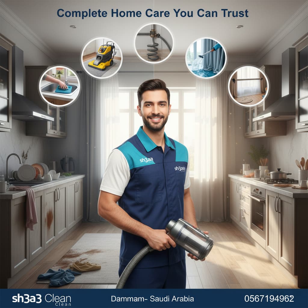 شركة نظافة منزلية بالدمام
